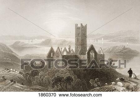 Roserk Abbey, County Mayo, Ireland. Drawn By W. H. Bartlett, Engraved By J. C. Armytage. From ôThe Scenery And Antiquities Of Irelandö By N. P. Willis And J. Stirling Coyne. Illustrated From Drawings By W. H. Bartlett. Published London C. 1841. View Large Photo Image Stock Image - Roserk Abbey, County Mayo, Ireland. Drawn By W. H. Bartlett, Engraved By J. C. Armytage. From ôThe Scenery And Antiquities Of Irelandö By N. P. Willis And J. Stirling Coyne. Illustrated From Drawings By W. H. Bartlett. Published London C. 1841.. Fotosearch