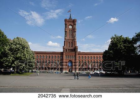 Rotes Rathaus (Red Town Hall), Berlin, Germany View Large Photo Image Stock Photography - Rotes Rathaus (Red Town Hall), Berlin, Germany. Fotosearch