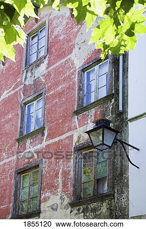 Stock Image - Rough Exterior Of Building; Sintra, Portugal. Fotosearch