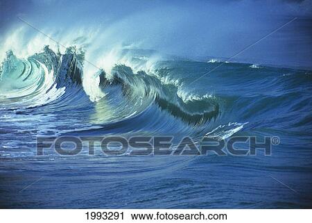 Rough Seas, Large Curling Waves And Cloudy Sky View Large Photo Image Stock Image - Rough Seas, Large Curling Waves And Cloudy Sky. Fotosearch