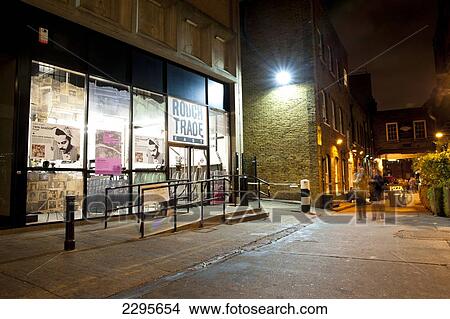 Picture - Rough Trade East Record Shop In Brick Lane, East London, London, Uk. Fotosearch