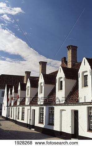 Stock Photo - Row Of Houses. Fotosearch