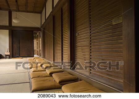 Row Of Zen Meditation Cushions In A Japanese Temple; Kyoto, Japan View Large Photo Image Stock Image - Row Of Zen Meditation Cushions In A Japanese Temple; Kyoto, Japan. Fotosearch