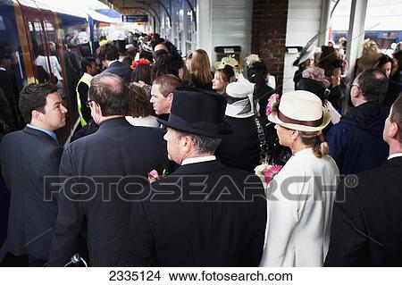 Picture - Royal Ascot For Lady's Day; England, Uk. Fotosearch