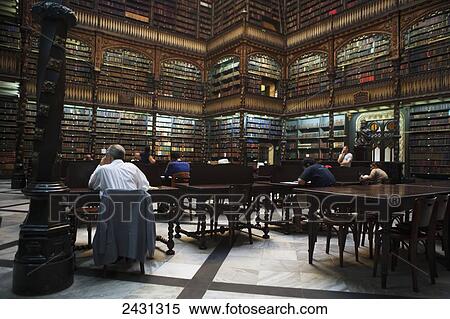 Royal Portuguese Reading Room; Rio de Janeiro, Brazil View Large Photo Image Stock Photography - Royal Portuguese Reading Room; Rio de Janeiro, Brazil. Fotosearch