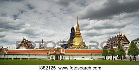 Royal Temple, Wat Phra Kaew; Bangkok, Thailand View Large Photo Image Stock Photography - Royal Temple, Wat Phra Kaew; Bangkok, Thailand. Fotosearch