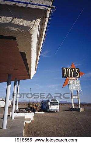 Roys Gas Station, Route 66 View Large Photo Image Stock Photograph - Roys Gas Station, Route 66. Fotosearch