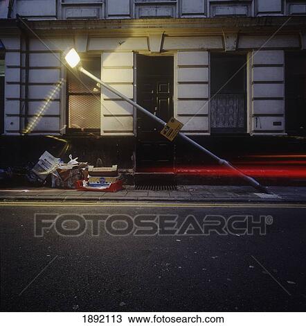 Rubbish On Pavement In Street View Large Photo Image Stock Image - Rubbish On Pavement In Street. Fotosearch