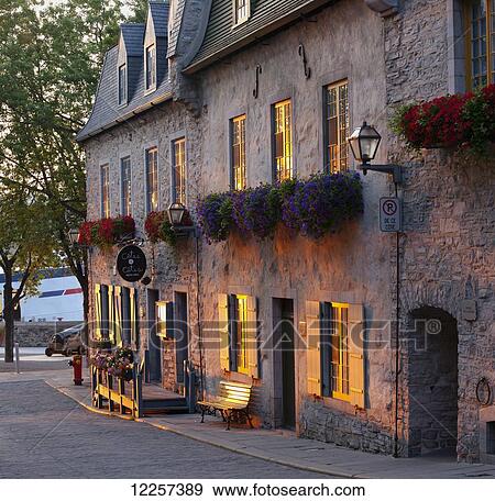 Rue sous-le-fort, Lower Town; Quebec City, Quebec, Canada View Large Photo Image Stock Photo - Rue sous-le-fort, Lower Town; Quebec City, Quebec, Canada. Fotosearch