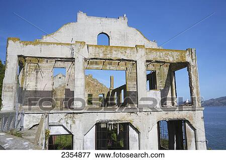 Ruins At Alcatraz Prison On Alcatraz Island; San Francisco, California, Usa View Large Photo Image Stock Photo - Ruins At Alcatraz Prison On Alcatraz Island; San Francisco, California, Usa. Fotosearch
