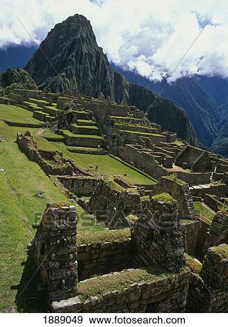 Stock Photo - Ruins At Machu Picchu. Fotosearch