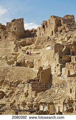 Ruins Of A Berber Village In The Tataouine Province; Chenini, Tunisia, North Africa View Large Photo Image Stock Image - Ruins Of A Berber Village In The Tataouine Province; Chenini, Tunisia, North Africa. Fotosearch