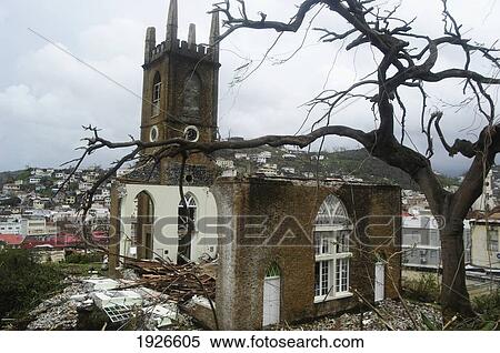 Stock Photography - Ruins Of A Presbytarian Church. Fotosearch