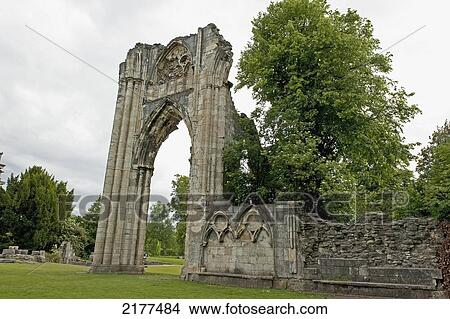 Picture - Ruins Of An Historic Building; York England. Fotosearch