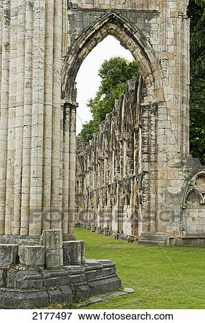 Ruins Of An Historic Building; York England View Large Photo Image Stock Photo - Ruins Of An Historic Building; York England. Fotosearch