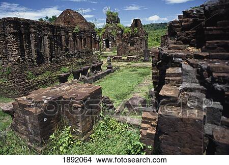 Picture - Ruins Of My Son Cham Temple. Fotosearch