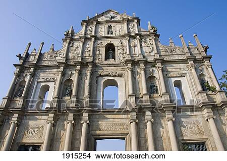 Picture - Ruins Of St. Paul's Cathedral. Fotosearch
