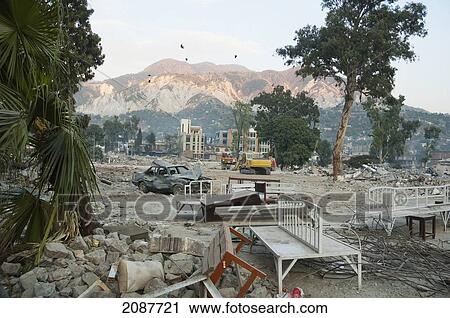 Ruins Of The General Hospital Destroyed By The 8 October 2005 Earthquake, Muzaffarabad, Azad Kashmir, Pakistan View Large Photo Image Stock Image - Ruins Of The General Hospital Destroyed By The 8 October 2005 Earthquake, Muzaffarabad, Azad Kashmir, Pakistan. Fotosearch