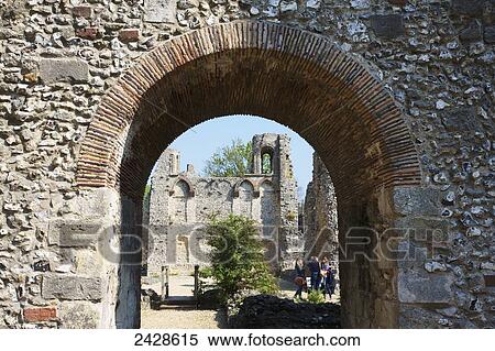 Stock Photography - Ruins of Wolvesey Castle; Winchester, Hampshire, England. Fotosearch