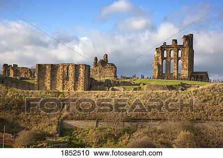 Ruins, Tynemouth, North Tyneside; Tyne And Wear, England View Large Photo Image Stock Image - Ruins, Tynemouth, North Tyneside; Tyne And Wear, England. Fotosearch