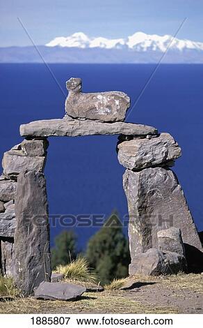 Ruins With Illampu Mountains View Large Photo Image Stock Photo - Ruins With Illampu Mountains. Fotosearch