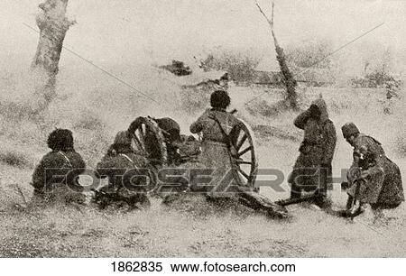 Russian Artillery In Action On The Eastern Front. From The Great World War A History Volume Iii, Published 1916. View Large Photo Image Stock Photography - Russian Artillery In Action On The Eastern Front. From The Great World War A History Volume Iii, Published 1916.. Fotosearch