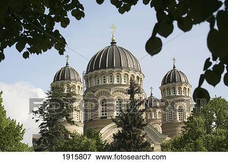 Stock Photo - Russian Orthodox Cathedral. Fotosearch