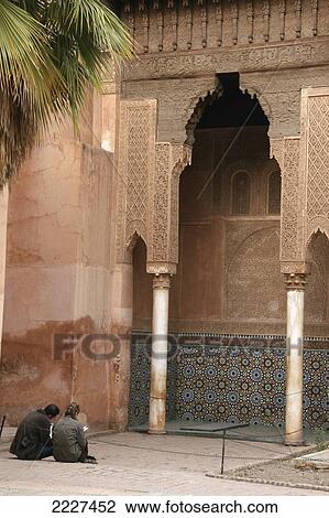Stock Image - Saadian Tombs Marrakech (Marrakesh), Morocco, North Africa. Fotosearch