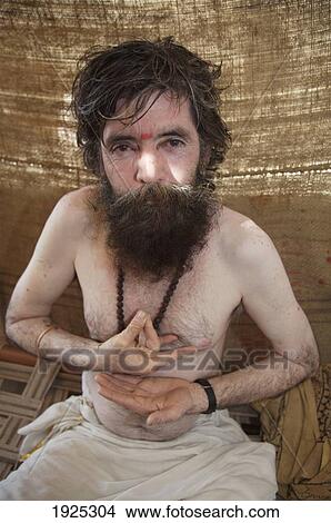 Saddhu Man Meditating, 'charn Das Patel', Maheshwar, Madhya Pradesh, India View Large Photo Image Picture - Saddhu Man Meditating, 'charn Das Patel', Maheshwar, Madhya Pradesh, India. Fotosearch