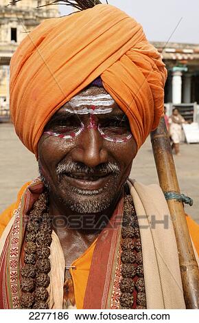 Sadhu holy man; Hampi, Karnataka, India View Large Photo Image Stock Photograph - Sadhu holy man; Hampi, Karnataka, India. Fotosearch