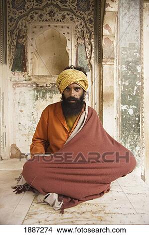 Sadhu With Beard And Turban View Large Photo Image Picture - Sadhu With Beard And Turban. Fotosearch