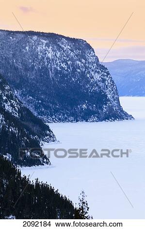 Picture - Saguenay Fjord In Parc National Du Fjord-Du-Saguenay; Saguenay Lac-Saint-Jean Quebec Canada. Fotosearch