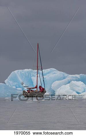 Sailboat In Laguna San Rafael, Laguna San Rafael National Park, Aysen Region, Chile View Large Photo Image Stock Photography - Sailboat In Laguna San Rafael, Laguna San Rafael National Park, Aysen Region, Chile. Fotosearch