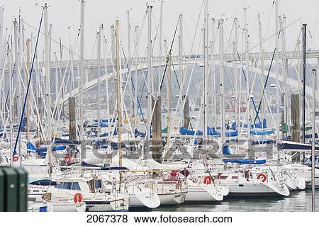 Stock Photo - Sailing Boats, Carnac, Morbihan, France. Fotosearch
