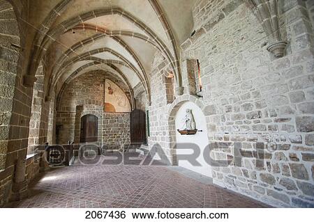 Saint Etienne Chapel In The Abbey Of Mont-Saint-Michel, France View Large Photo Image Stock Photograph - Saint Etienne Chapel In The Abbey Of Mont-Saint-Michel, France. Fotosearch