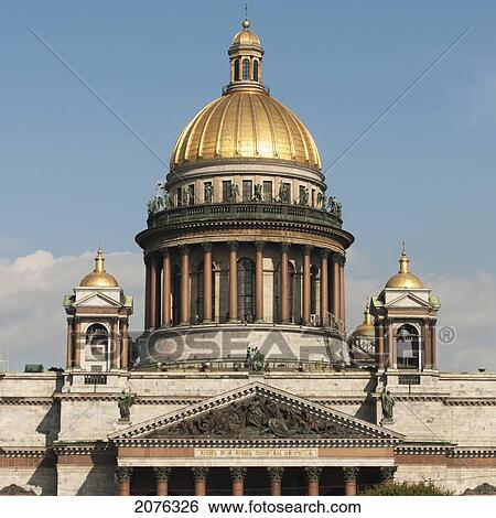 Saint Isaac's Cathedral; St. Petersburg Russia View Large Photo Image Stock Photograph - Saint Isaac's Cathedral; St. Petersburg Russia. Fotosearch