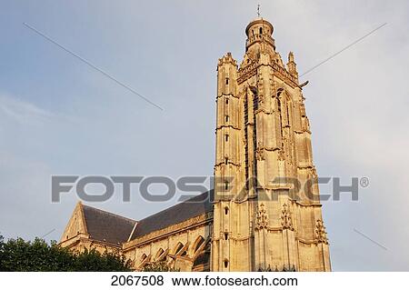 Saint-Jacques Church, Compiegne, Oise, France View Large Photo Image Stock Photo - Saint-Jacques Church, Compiegne, Oise, France. Fotosearch