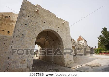 Saint-Jean's Gate In The Ramparts, Provins, Seine-Et-Marne, France View Large Photo Image Stock Photograph - Saint-Jean's Gate In The Ramparts, Provins, Seine-Et-Marne, France. Fotosearch