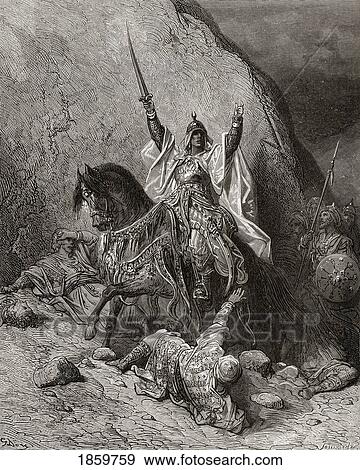 Stock Photo - Saladin Salah Ed Din Yusuf Sultan During Second Crusade. Fotosearch