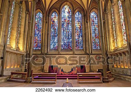 Stock Image - Salisbury Cathedral; Salisbury England. Fotosearch