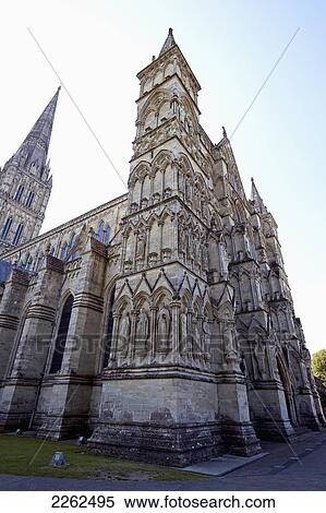 Salisbury Cathedral; Salisbury England View Large Photo Image Stock Photography - Salisbury Cathedral; Salisbury England. Fotosearch