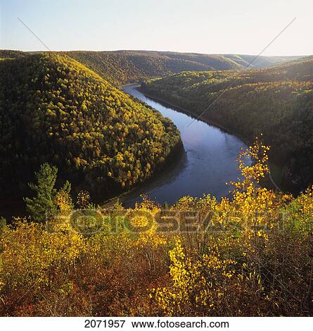 Salmon River In The Fall, Gaspe Coast, Quebec View Large Photo Image Stock Photo - Salmon River In The Fall, Gaspe Coast, Quebec. Fotosearch