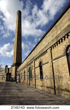 Salts Mill in Saltaire; Bradford, West Yorkshire, England View Large Photo Image Stock Image - Salts Mill in Saltaire; Bradford, West Yorkshire, England. Fotosearch