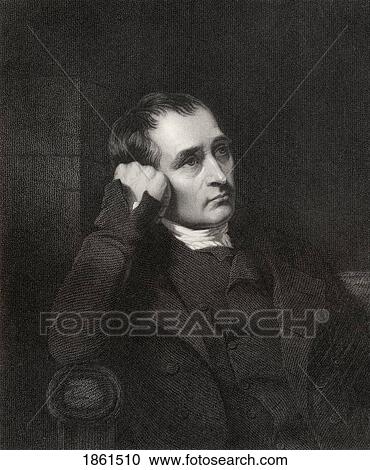 Stock Image - Samuel Crompton 1753 To 1827 English Inventor Engraved By J Morrison After Allingham From The Book National Portrait Gallery Volume V Published C 1835. Fotosearch