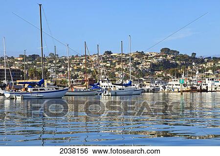 Stock Photograph - San Diego Harbor; San Diego California United States Of America. Fotosearch