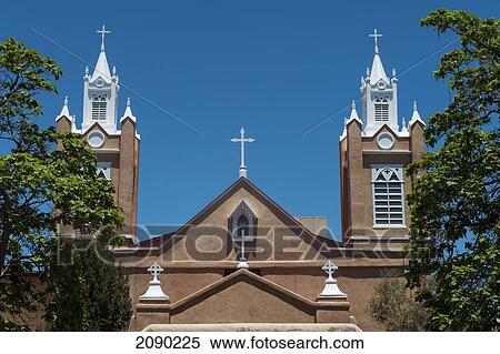 Stock Photography - San Felipe De Neri Church In Old Town Albuquerque, New Mexico, Usa. Fotosearch
