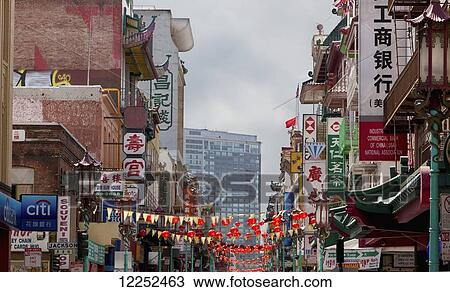 San Francisco's Chinatown; San Francisco, California, United States of America View Large Photo Image Stock Image - San Francisco's Chinatown; San Francisco, California, United States of America. Fotosearch