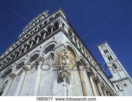 Stock Photo - San Michele In Foro Basilica, Low Angle View. Fotosearch