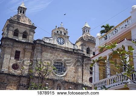San Pedro Claver Church View Large Photo Image Stock Photography - San Pedro Claver Church. Fotosearch