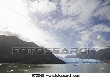 Stock Photo - San Rafael Glacier And Laguna San Rafael, Laguna San Rafael National Park, Aysen Region, Chile. Fotosearch